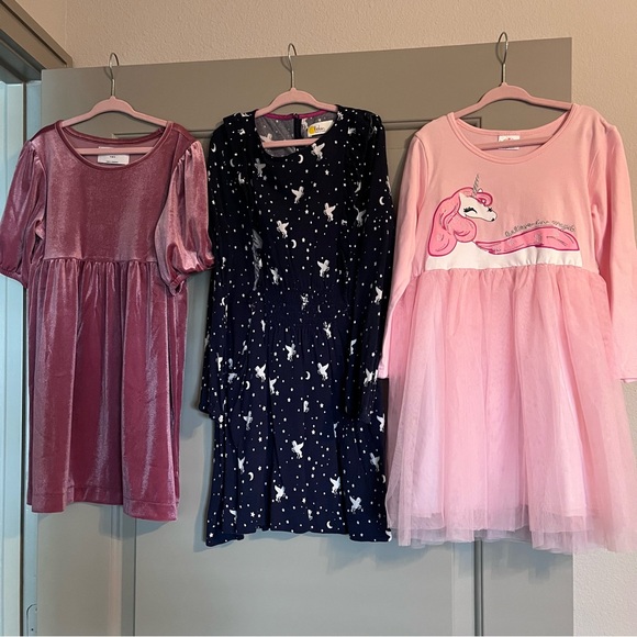 BUNDLE 5 Winter Dresses inc Boden, Old Navy, faux Mini Boden - Picture 2 of 4